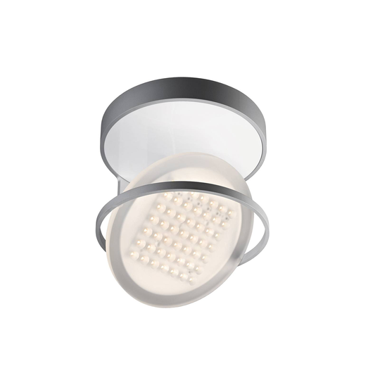 Nimbus Rim R 49 -LED-kattovalo Ø 21 cm 927, hopea