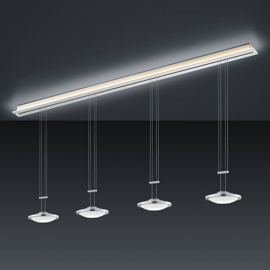 BANKAMP Strada Saturno riippuvalo 4-lamp., 185 cm