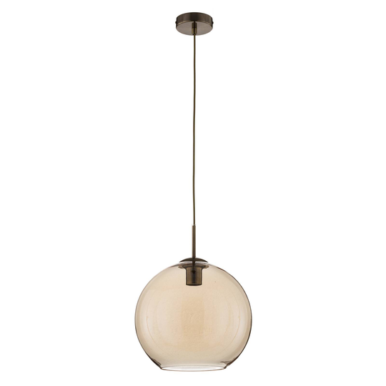 Balls-riippuvalaisin, meripihka, lasivarj. 30 cm