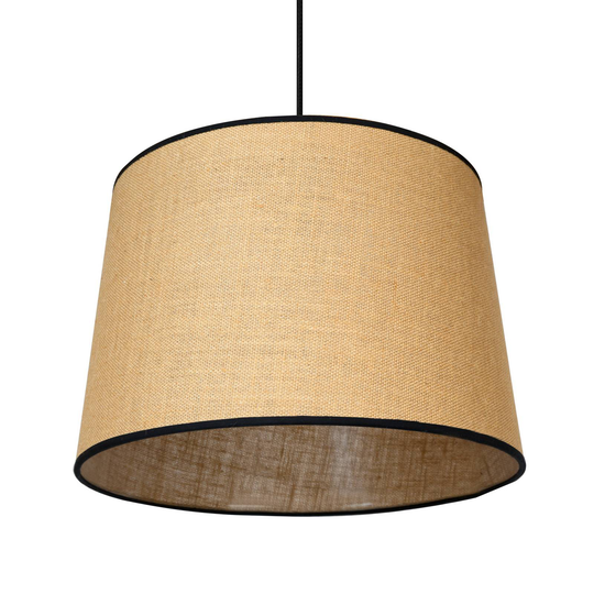 Riippuvalo Jute&black ruskea Ø40cm 1-lamppuinen