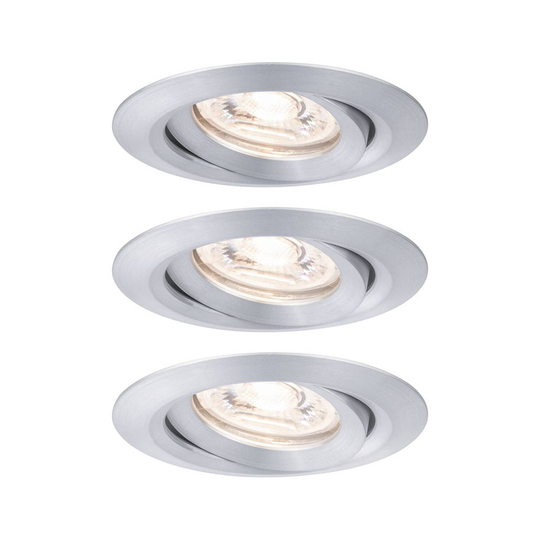 Paulmann Nova mini Plus LED easydim 3 kpl alumiini