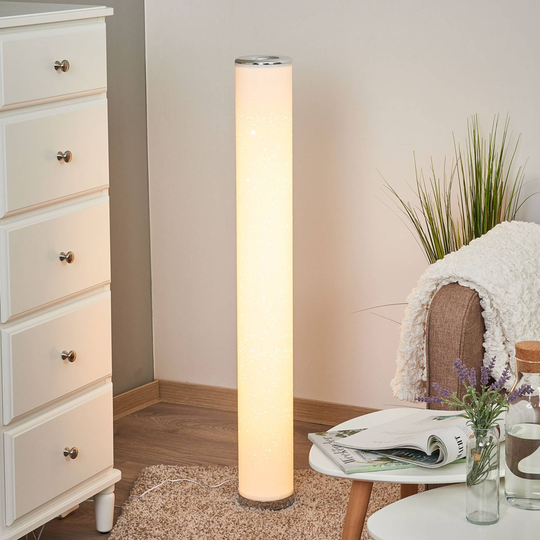 Ecris – kimalteleva LED-lattialamppu
