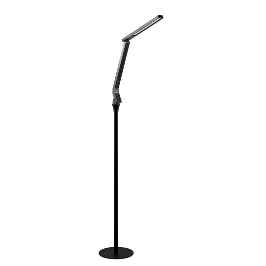 Arcchio Liano -LED-lattiavalo, himmennet., musta