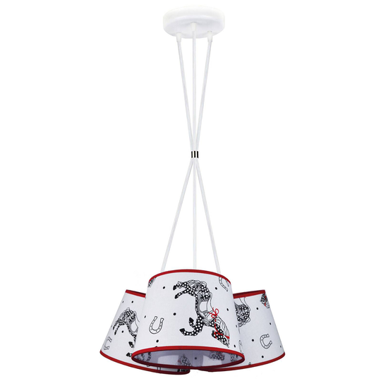 Riippuvalaisin Salsa, 3-lamp., hevoskuvio