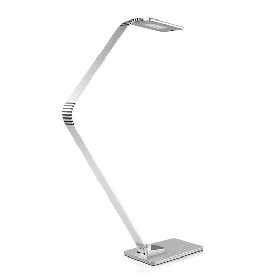 TRAE Muse 2 LED-työpöytälamppu, 4 000 K alumiini