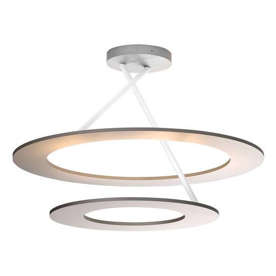 Bopp Stella LED-kattovalaisin 2 rengasta alumiini