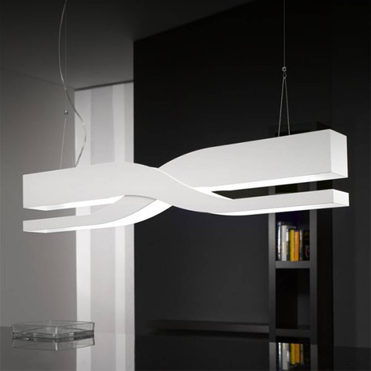 Fifi – valkoinen design-riippuvalaisin, 60 cm