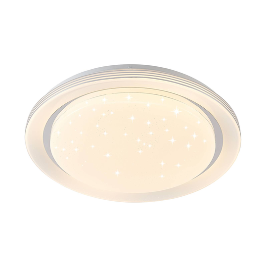 Lindby Mizuni -LED-kattovalaisin, RGBW, CCT, 48 cm