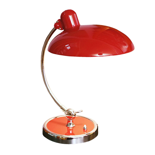FRITZ HANSEN Kaiser Idell 6631-T Luxus, punainen