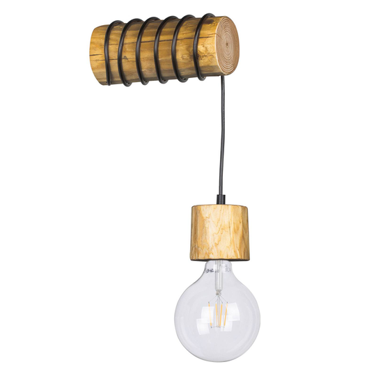 Envolight Terra -seinälamppu vaalea mänty 1 lamppu