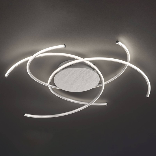 LED-kattovalaisin Juls, alumiini harjattu