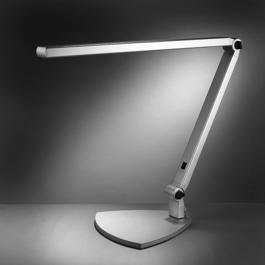 LED-pöytälamppu Take 5, jalallinen, perusvalkoinen