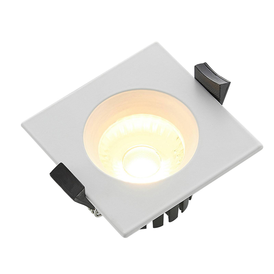 Arcchio Urdin LED-kohdevalo kulmikas IP65, 4W