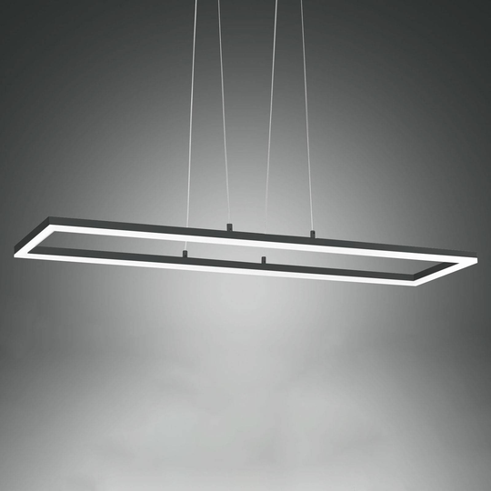 LED-riippuvalaisin Bard, 92x32 cm, antrasiitti
