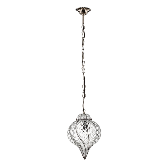 Goccia-riippuvalaisin suupuhallettu, 25 cm