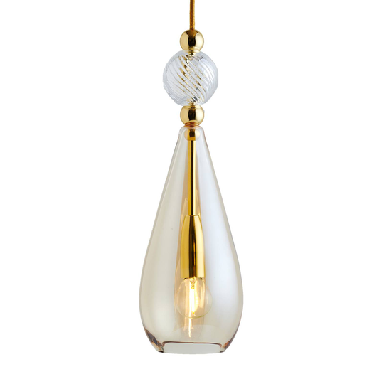 EBB & FLOW Smykke M gold kulta-savu crystal swirl