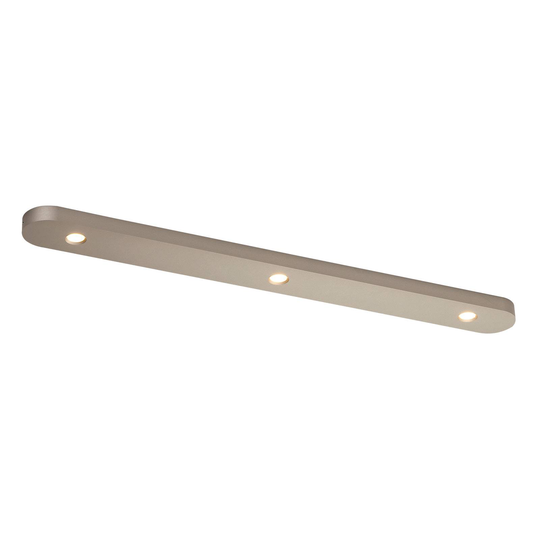 Bopp Close LED-kattovalaisin, 3-lamppuinen, taupe