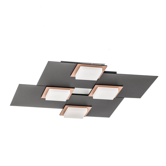 BANKAMP Quadro LED-kattovalaisin 32W antrasiitti