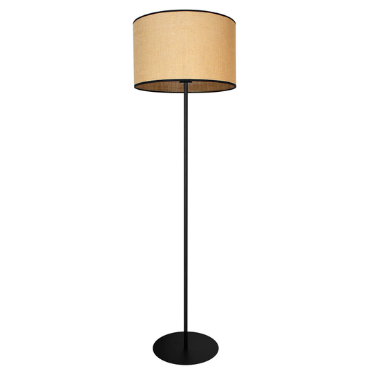 Lattiavalo Jute&black cylinder natur korkeus 145cm