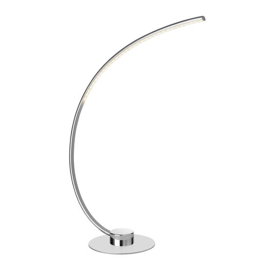 LED-kaaripöytävalaisin Curve