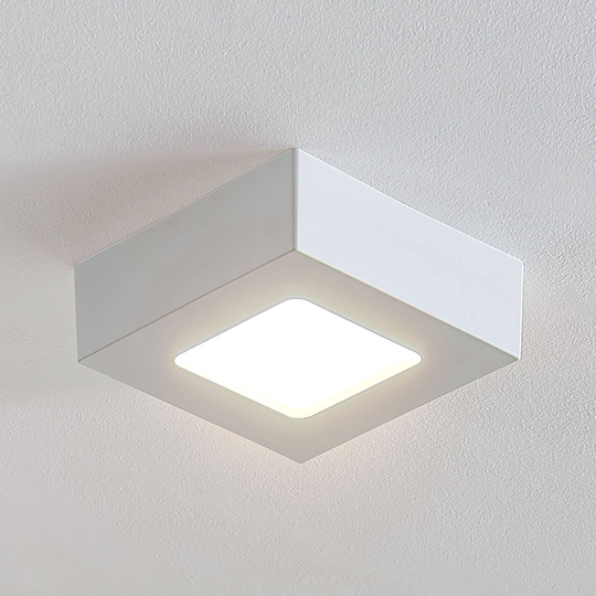 LED-kattovalo Marlo valk. 3000K kulmikas 12,8cm