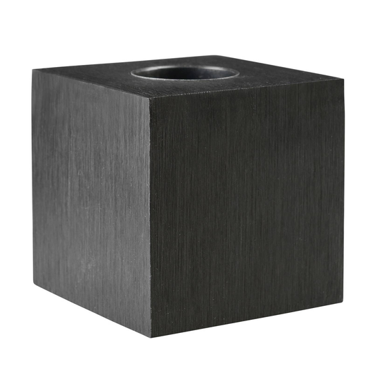 Pöytävalaisin Cubic, musta