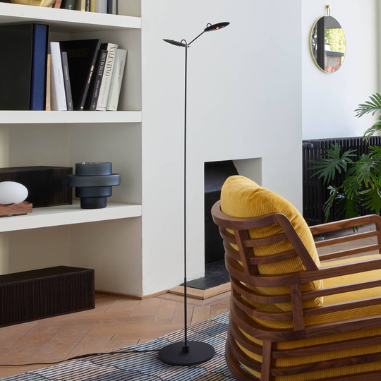 Steng Licht M-Aya -LED-lattiavalo 2x, himmennin