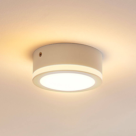 Pelkistetty pyöreä LED-kattovalaisin Quirina