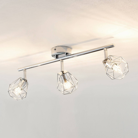 Lindby Giada LED -kattovalaisin, kolmilamppuinen