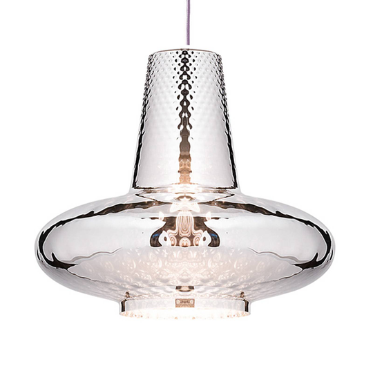 Riippuvalo Giulietta 130 cm metallinen hopea