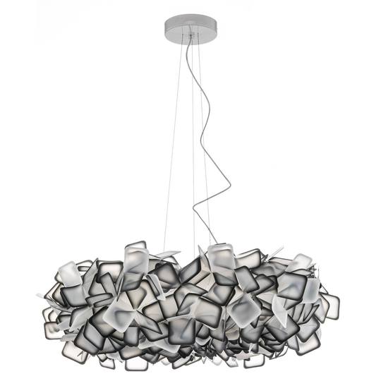 Slamp Clizia -riippuvalaisin, Ø 78 cm, musta