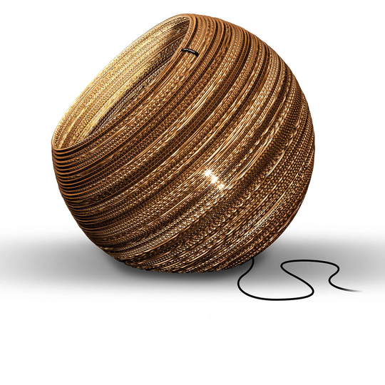 Think Paper Globe pöytävalaisin kartongista Ø 64cm