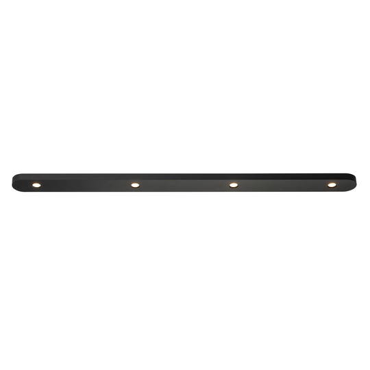 Bopp Close LED-kattovalaisin, 4-lamppuinen, musta