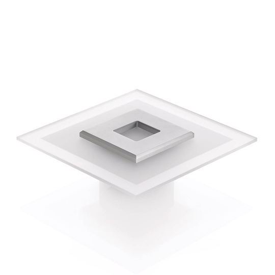 LED-kattovalaisin Tian, lasivarjostin, 25 cm