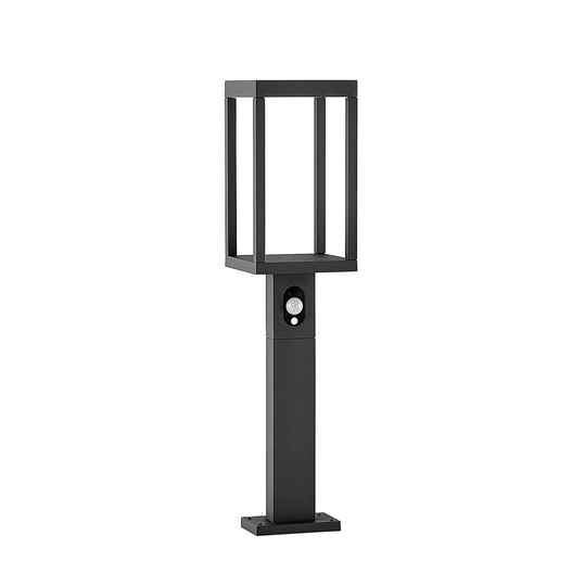 Lucande Qimka -LED-pollarivalaisin, sensori