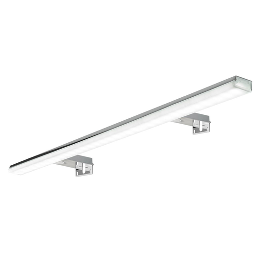 LED-peililamppu Pandora, kromi, leveys 80,8 cm