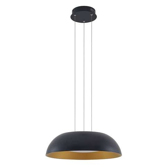 Lindby Juliven -LED-riippuvalaisin, musta, 50 cm