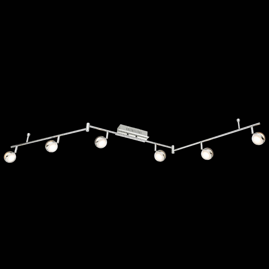 LED-kattovalaisin Fulton 6-lamppuinen