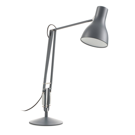 Anglepoise Type 75 -lattiavalaisin, siniharmaa