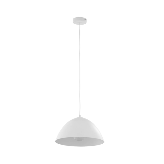 Riippuvalo Faro, metallivarjostin, Ø33cm valkoinen