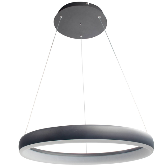 WiZ Clint LED-riippuvalaisin musta, Ø 60 cm
