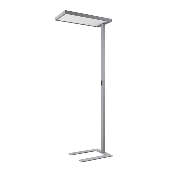 Toimiston LED-lattiavalaisin Somidia, hopea