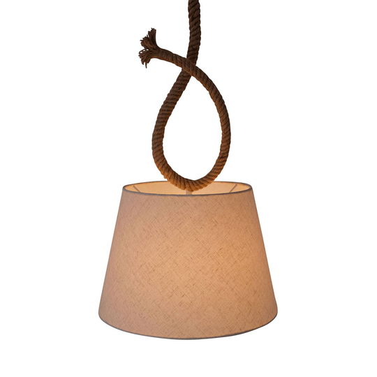 Riippuvalaisin Rope, tekstiilivarjostin, Ø 35 cm
