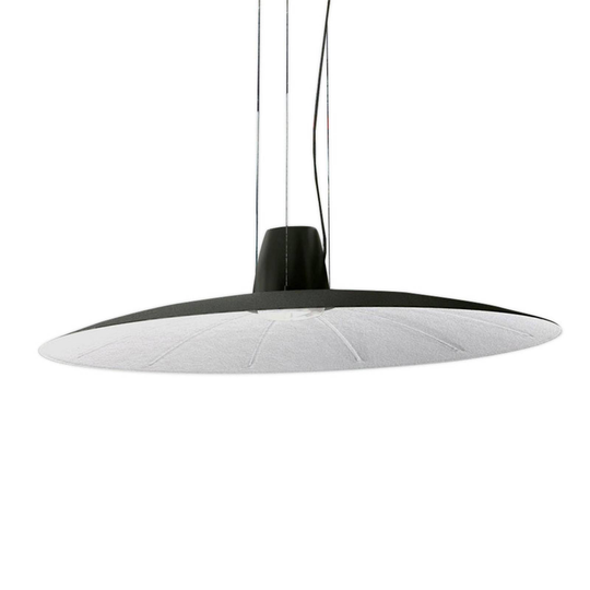 Martinelli Luce Lent -LED-riippuvalaisin, harmaa