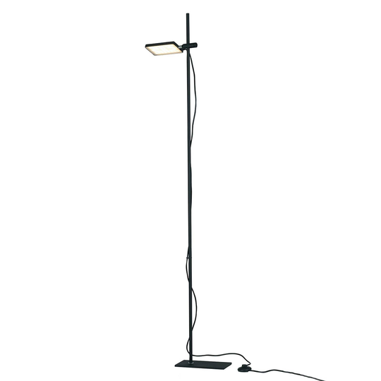LED-lattiavalaisin Book, musta