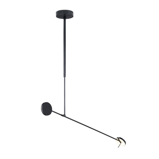 Grok Invisible -LED-riippuvalo, 1-lamppuinen 2700K