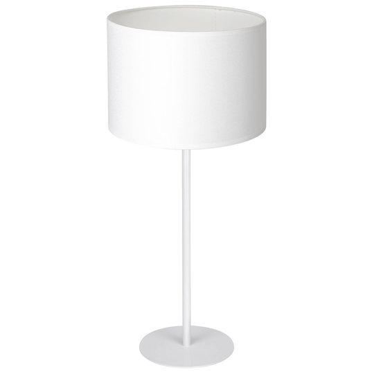 Soho-pöytälamppu lieriö, korkeus 56 cm valkoinen