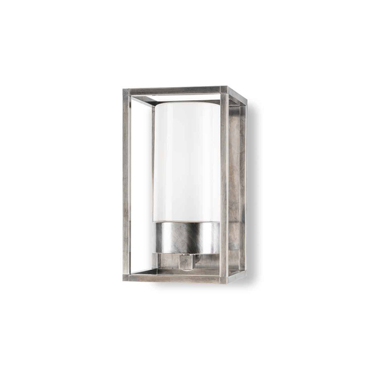 Ulkoseinälamppu Cubic³ 3365 antiikkinikkeli/opaali