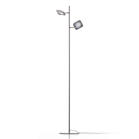 LED-lattiavalo Raggio, 2-lamppuinen, musta