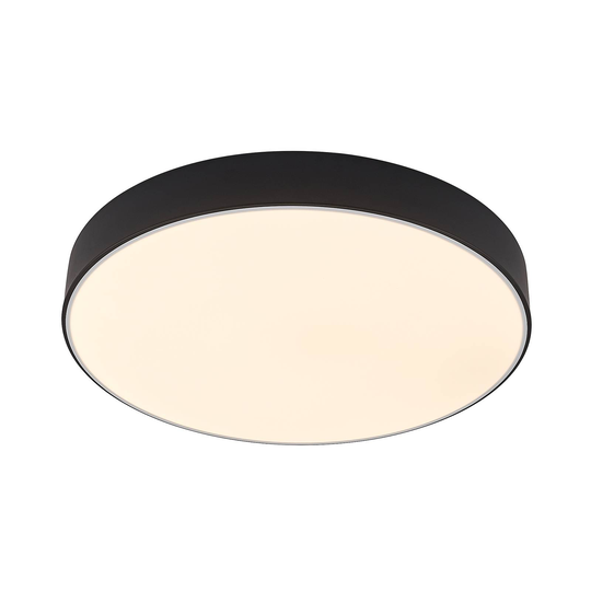 Lindby Simera -LED-kattovalaisin 50 cm, musta